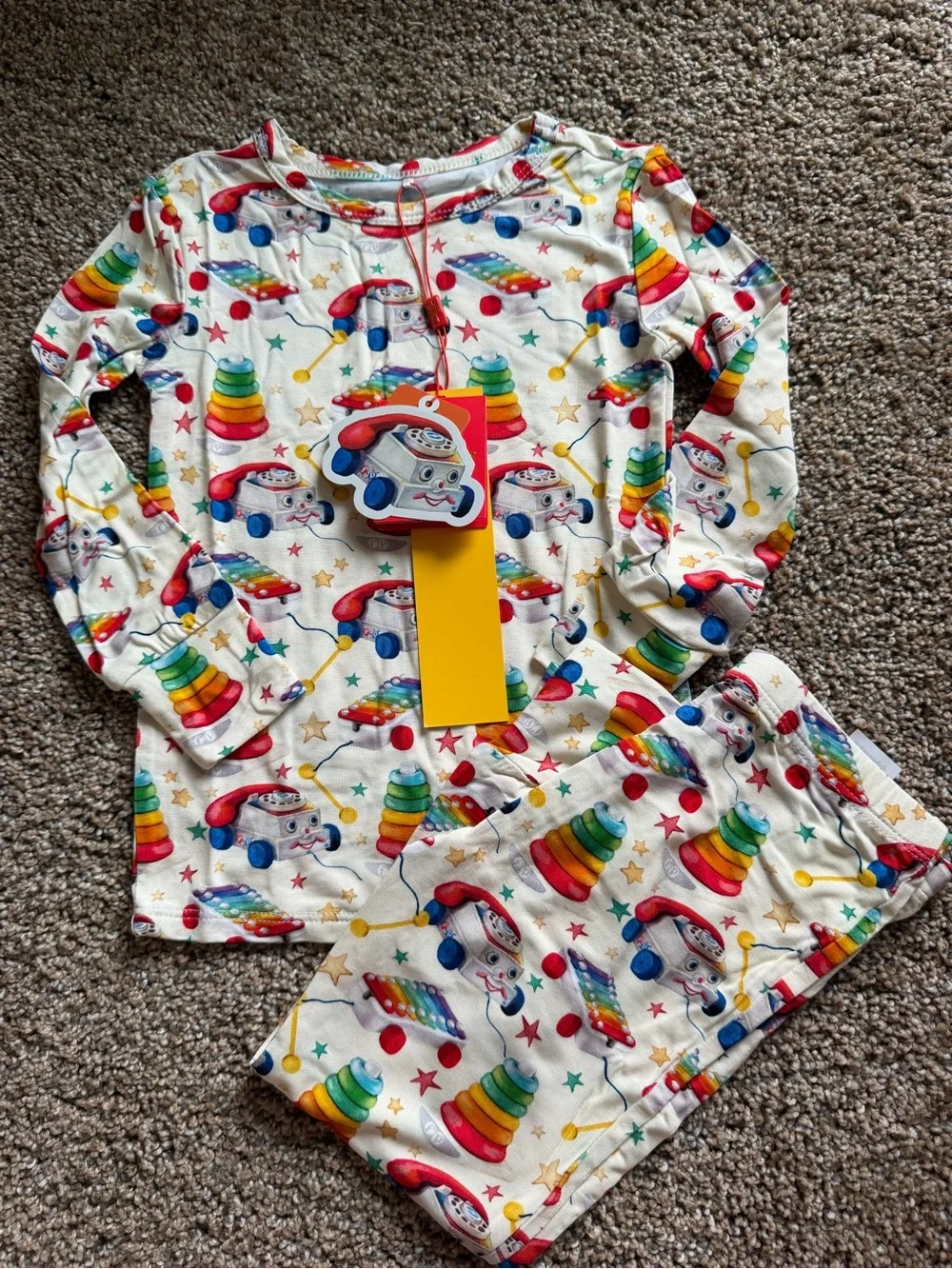 POSH PEANUT Vintage Fisher-Price Classic Pajama Set